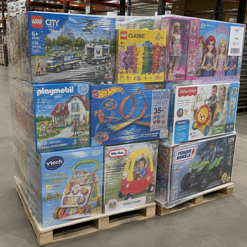 Toys Pallet — Building Sets, Dolls, Games & Ride-Ons